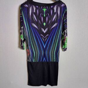 Custo Barcelona multicolored Lipgloss mini dress‎